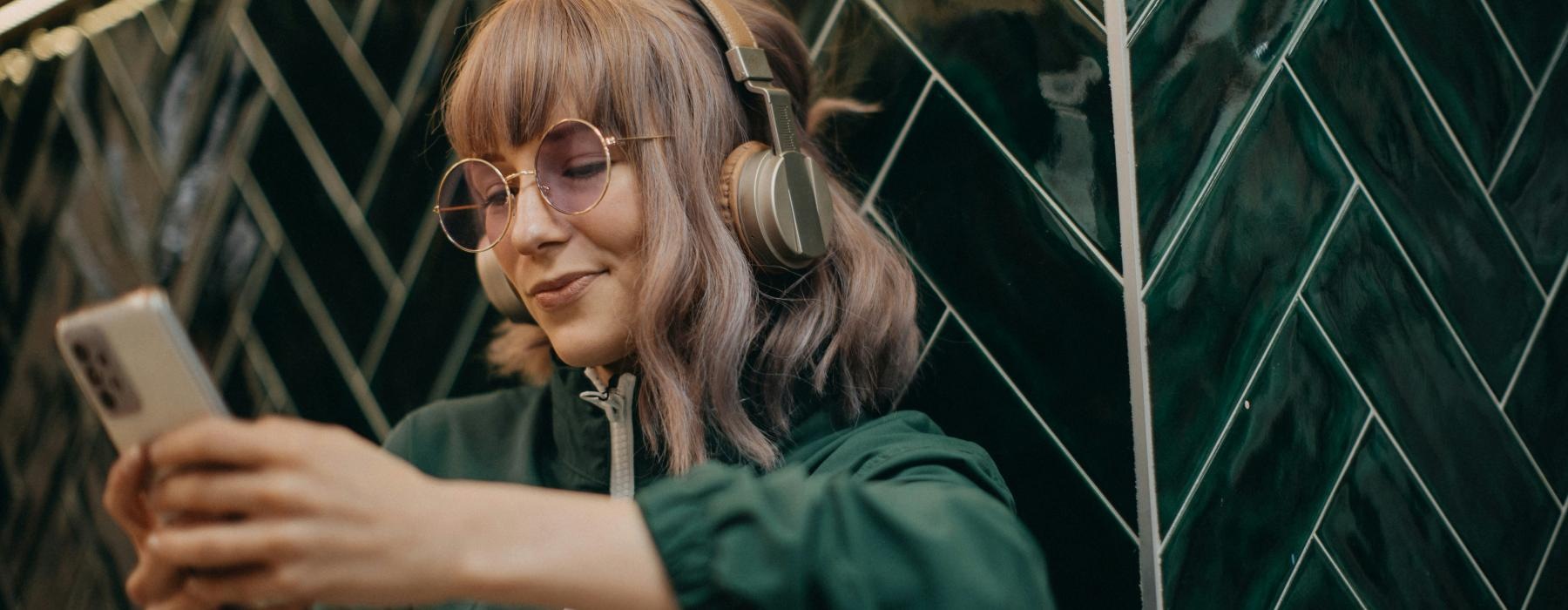 a person holding a phone