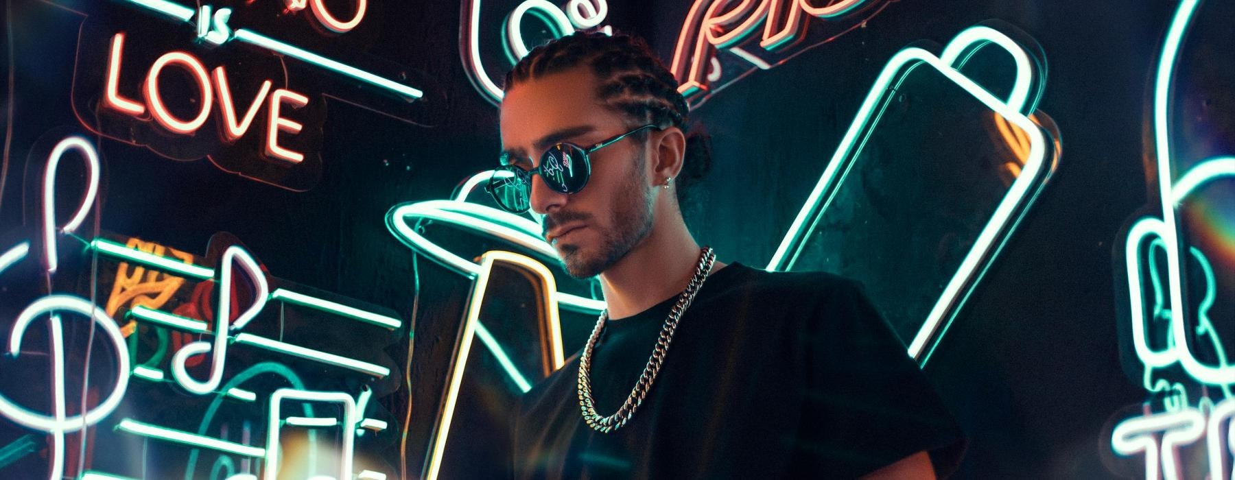 a man wearing sunglasses